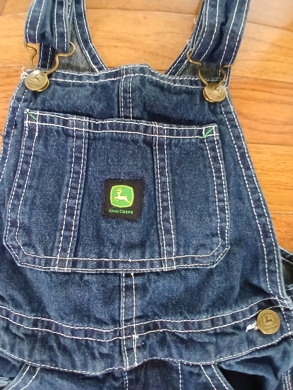 John Deere Dark Blue Denim Overalls - Picture 6 of 7